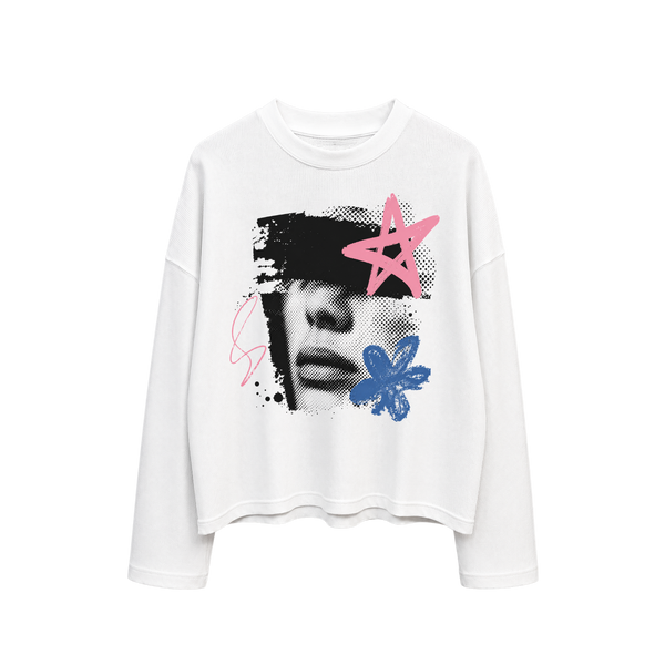 Waffle Knit Boxy Fit Tshirt