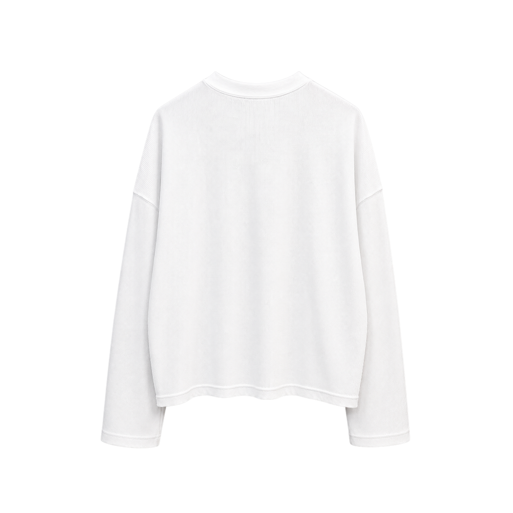 Waffle Knit Boxy Fit Tshirt