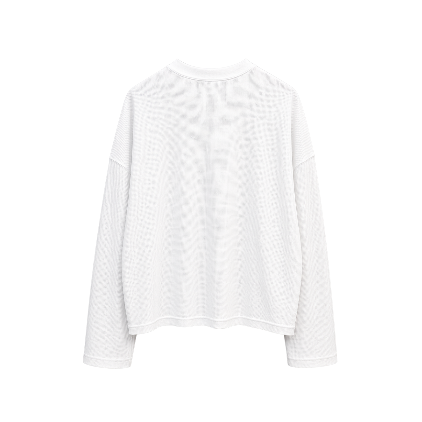 Waffle Knit Boxy Fit Tshirt