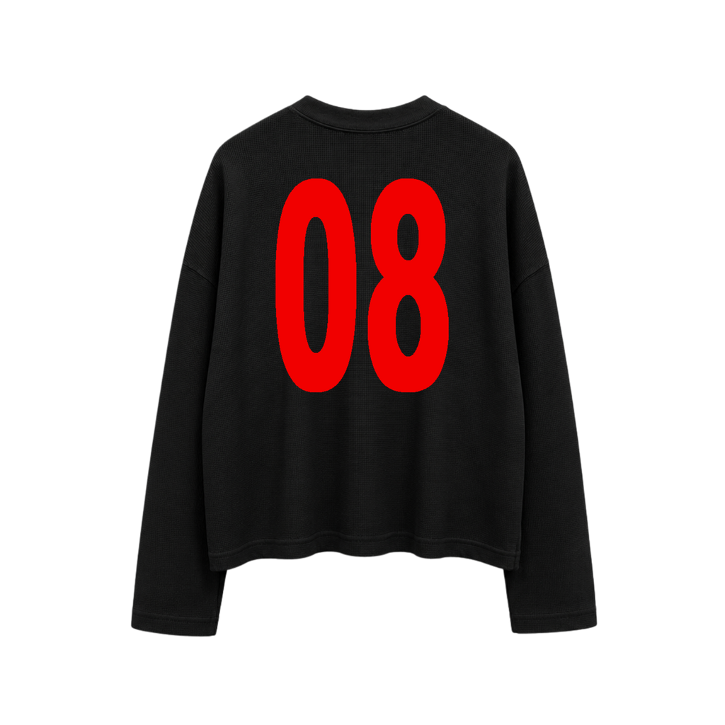 Black Waffleknit