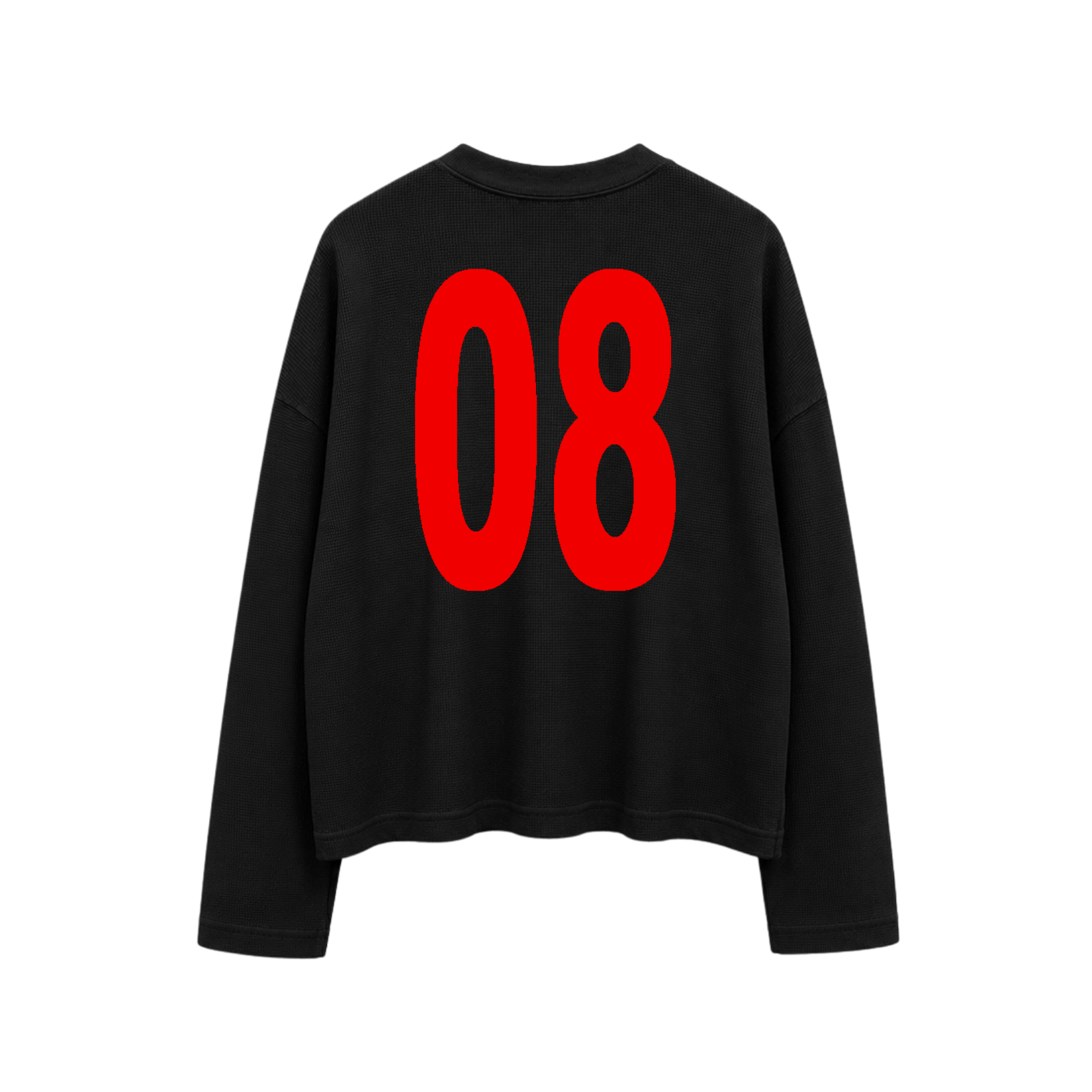 Black Waffleknit