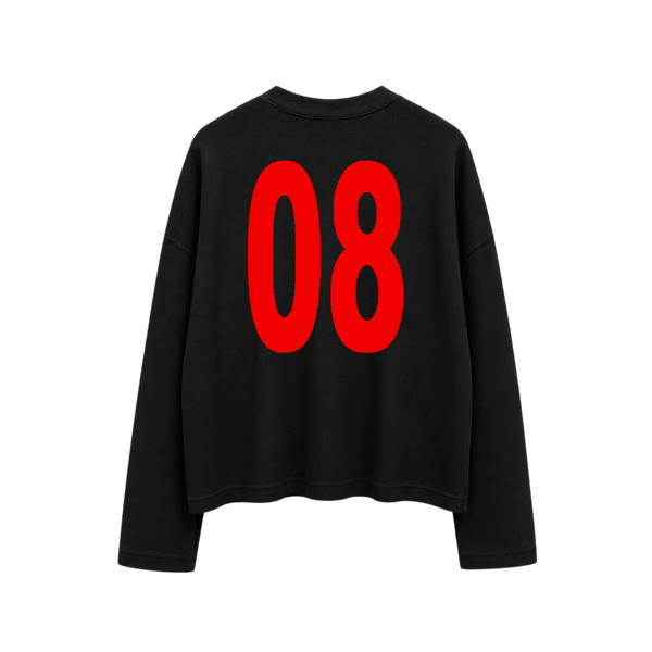 Black Waffleknit