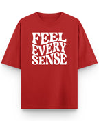 Red Oversized T-shirt Front Design