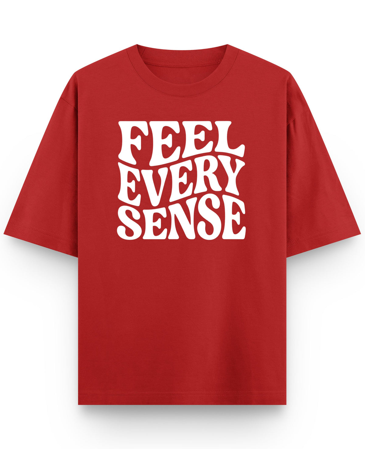 Red Oversized T-shirt Front Design